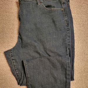 Dress Barn Straight Leg Blue Jeans